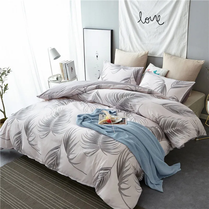 

Bedding Set Fashion House Luxury Bed Duvet Cover Set Pillowcase Home Textile Family Bed Linens High Quality