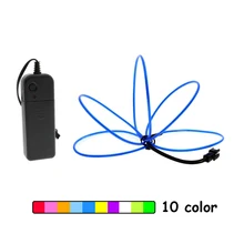 Neon Lights Dance Party Decor Light Neon LED lamp Flexible 1m/2m/3m/5m EL Wire Rope Tube Waterproof LED Strip With Controller Neon Lights Dance Party Decor Light Neon LED lamp Flexible 1m/2m/3m/5m EL Wire Rope Tube Waterproof LED Strip With Controller