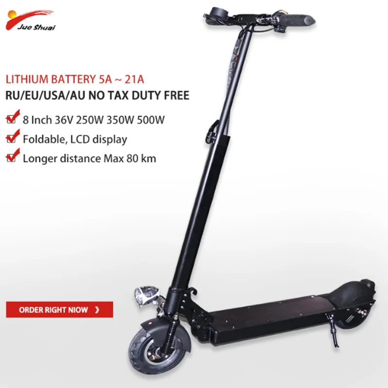 Flash Deal Electric Scooter city road fold hoverboad bike Adulto 8 inch 36V 500W scooter monopattino elettrico Foldable Electric Scooter 4