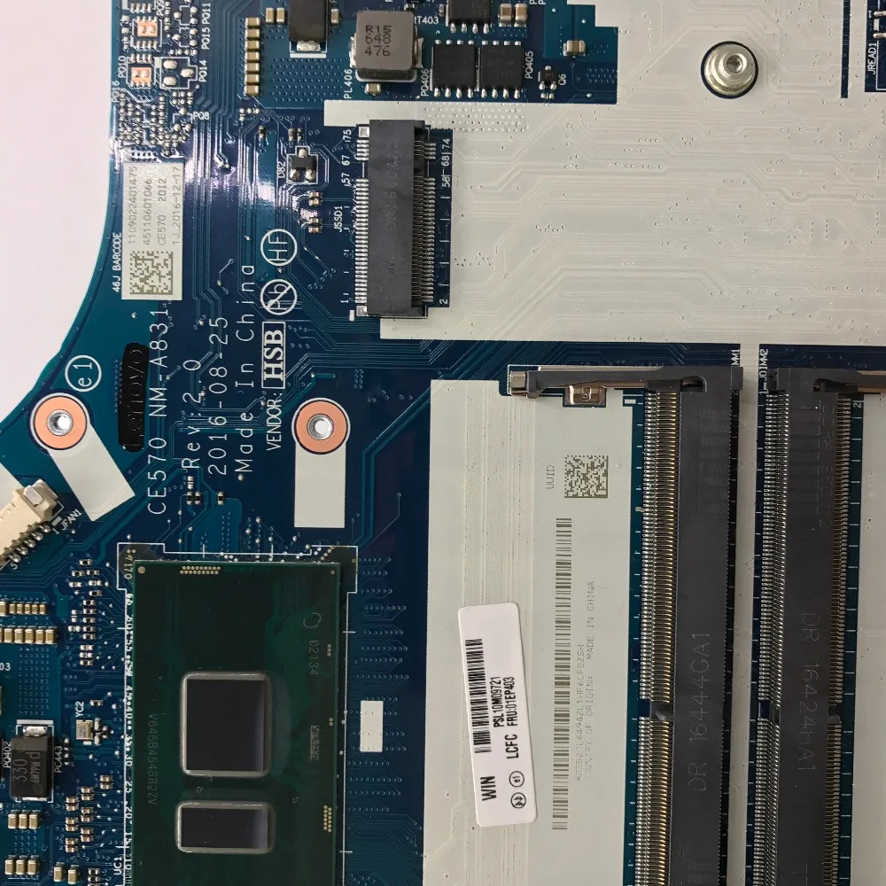 KEFU NM-A831 For Lenovo E570 CE570 NM-A831 15.6 inc i7-7500U 2.7 GHz GTX950M DDR4 laptop motherboard Test work 100% original KEFU NM-A831 For Lenovo E570 CE570 NM-A831 15.6 inc i7-7500U 2.7 GHz GTX950M DDR4 laptop motherboard Test work 100% original