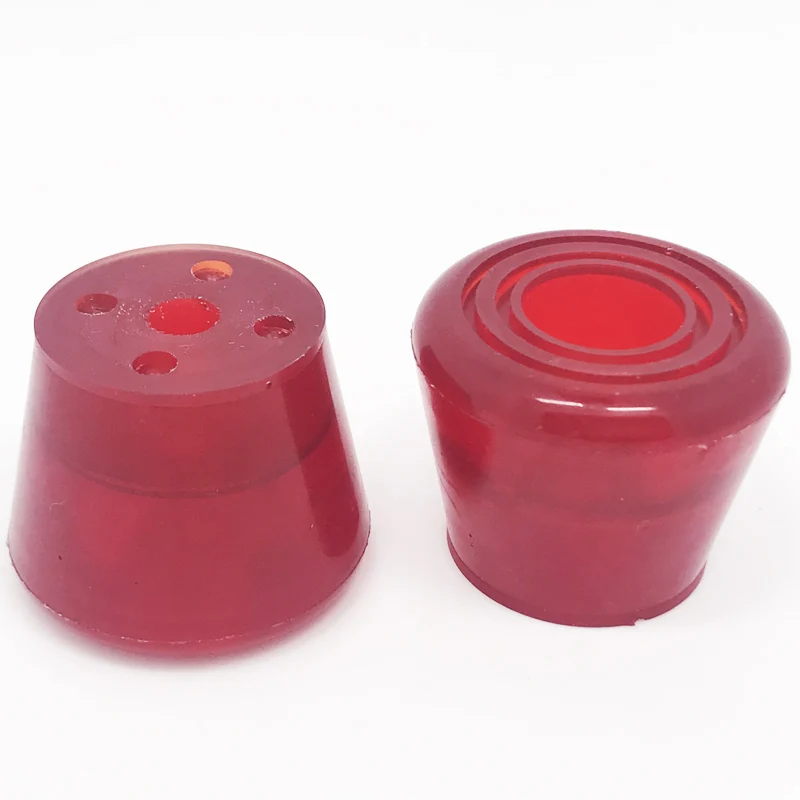 Роликовые коньки части высокие стопы полиуретановые ПУ твердость 85A винно-красный(набор из 2