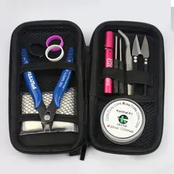 KEBO электронная сигарета DIY сумка для инструмента щипцы-пинцет провод комплект нагревателей катушки джиг для упаковки аксессуары для