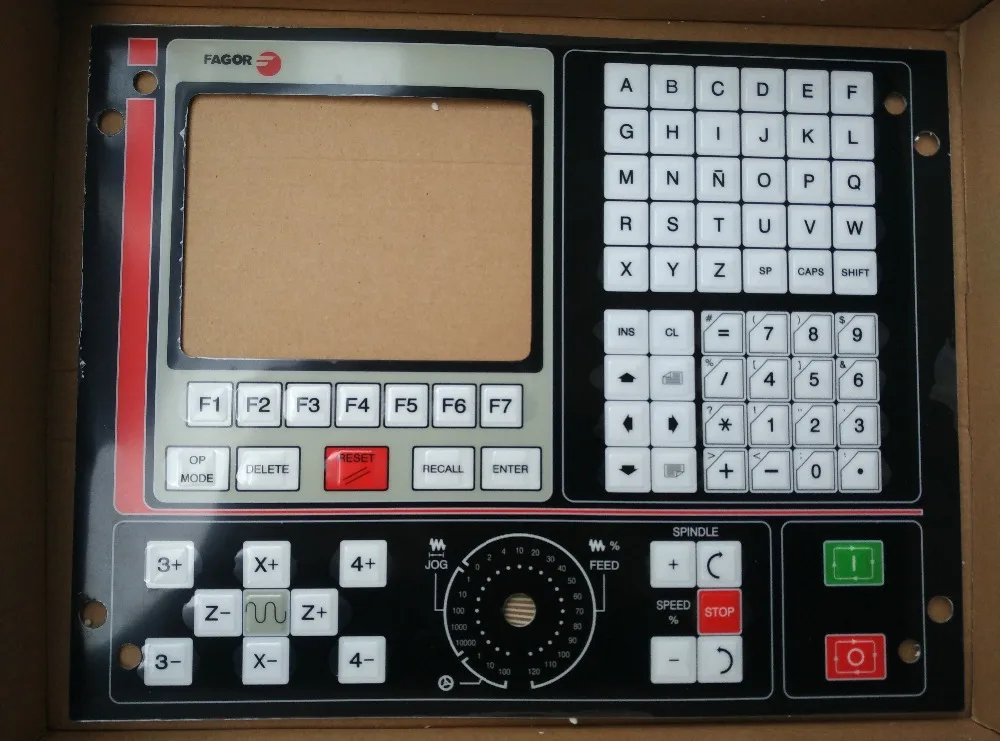 8025T CNC 8025 FAGOR Keypad membrane Key button for CNC system fagor cnc 8025m 8025t membrane keypad have in stock