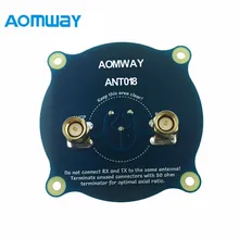 Aomway ANT018 Тройная подача патч-1 5,8G 8dBi RHCP/LHCP FPV пагода антенна SMA/RP-SMA папа для RC FPV гоночная камера Дрон