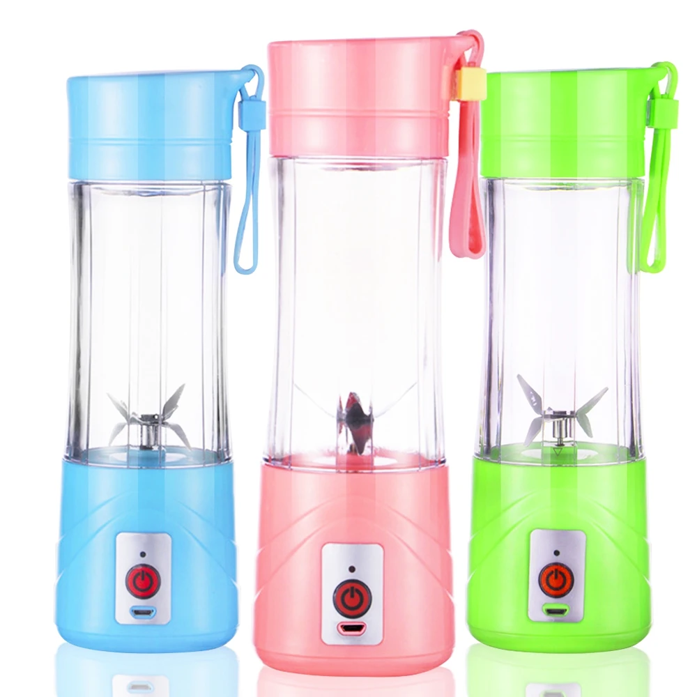 

380ml Multi-function Portable Blender Mixer USB Charging 4 Blade Juicer Extractor Egg Whisk/Juicer/Food Cut Mixer Mixing Machine