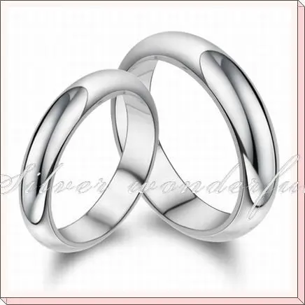 No Stone Pure 925 Silver Simple Circle Shaped Wedding Ring No Stone Pure 925 Silver Simple Circle Shaped Wedding Ring For Men And Women Wr085w