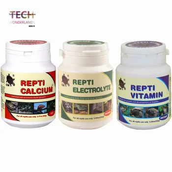 

Reptile Supplement REPTI Calcium Vitamin Electrolyte Powder for Amphibious Turtle Lizard Turtoise Frog Geckos free shipping