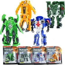 Buy 2018 Robot Car Toy Transformation Anime Series Action Figure Toy Robots Plastic Model Toys for Children Best Gifts Free Shipping