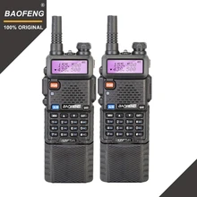 2 шт. Baofeng UV-5R 3800 мАч Long Range Walkie Talkie 10 км Dual Band УВЧ и УКВ UV5R Ham КВ трансивер Портативный УФ 5R радиостанции