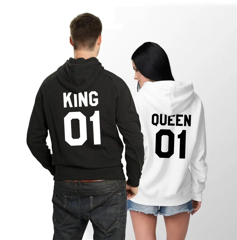 sudaderas de parejas king queen