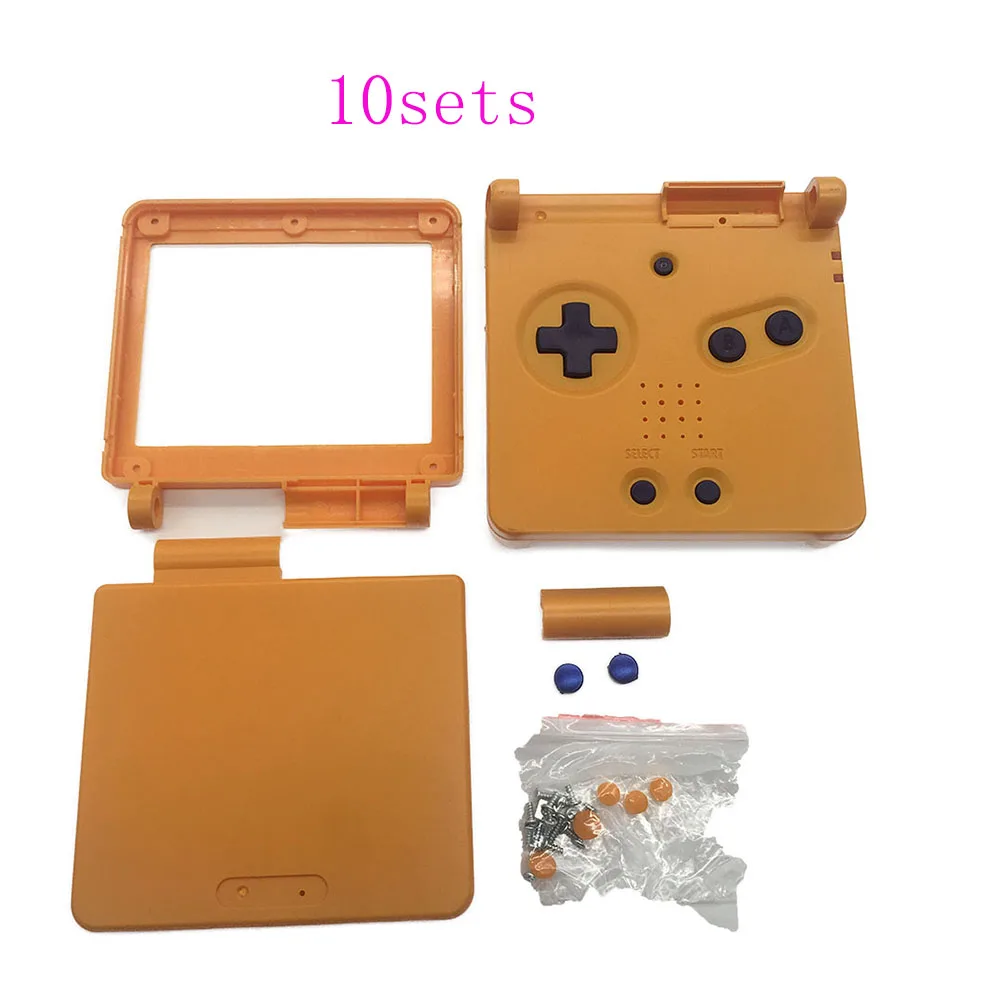 

10sets Orange Blue For Gameboy Advance GBA SP Housing Shell Case Cover
