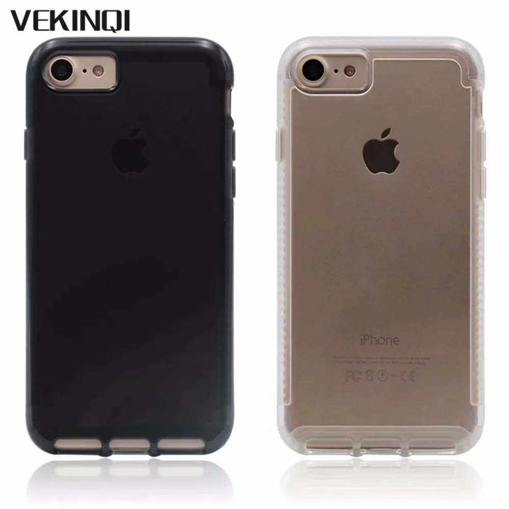 VEKINQI чехол для iPhone X XR XS прозрачный Ultral антидетонационных Телефон MAX 6S 7 Plus 8 плюс