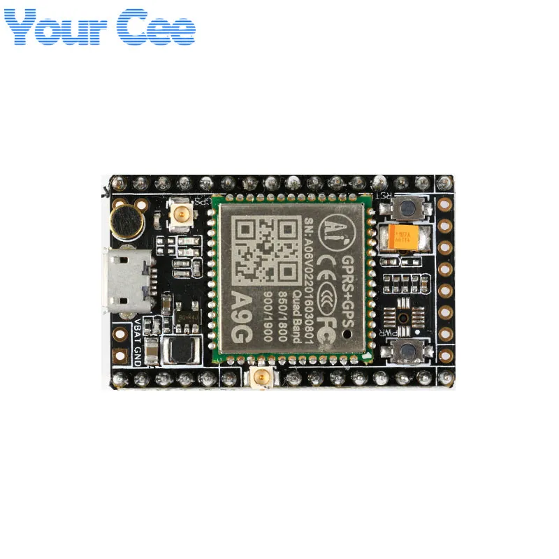 1 шт. GPRS gps модуль A9G основная плата модуль пудинг макетная плата SMS Голосовая Беспроводная передача данных IOT с антенной GSM