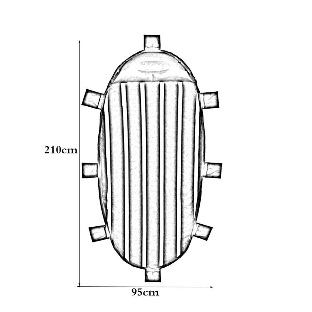 210x95 سنتيمتر وسادات للخارج الحصير التخييم حصيرة وسادة النوم الشاطئ سجادة للرحلات فراش طوي المحمولة التنزه الظهر السفر