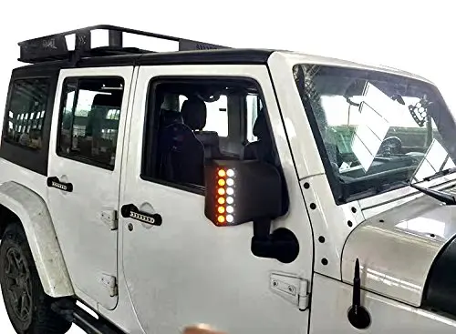 Yellow Turn Signal Lights For Jeep Wrangler JK JKU 2007 - 2017-Pair E