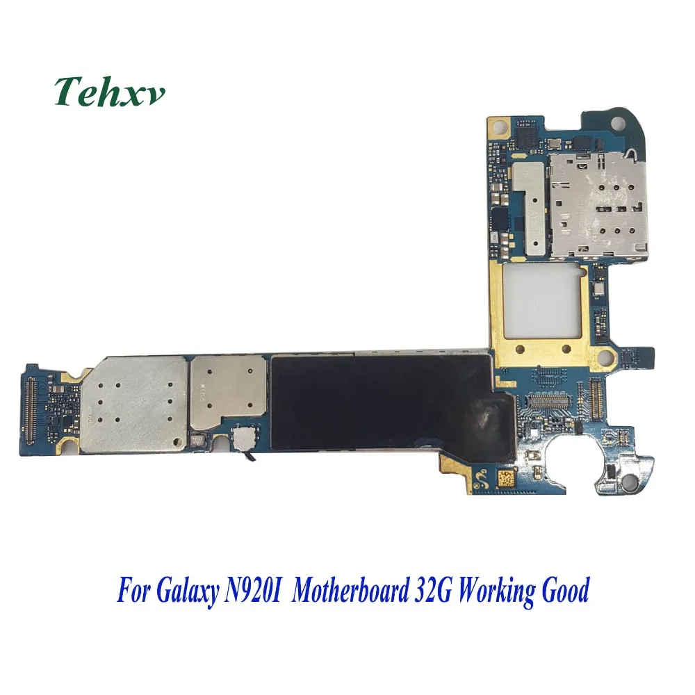 

Tehxv 100% Original Unlocked for Samsung Galaxy Note 5 N920I Motherboard Android,for Galaxy Note 5 N920I Mainboard 32GB