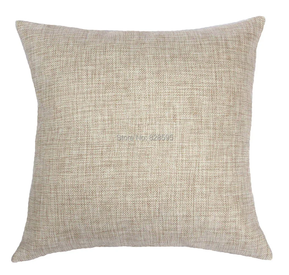 

EN39 EN40 EN41 EN42 EN43 EN44 Gray Orange Red Green Brown Gold High Quality Thick Linen Cushion Cover Cushion Case Pillow Cover