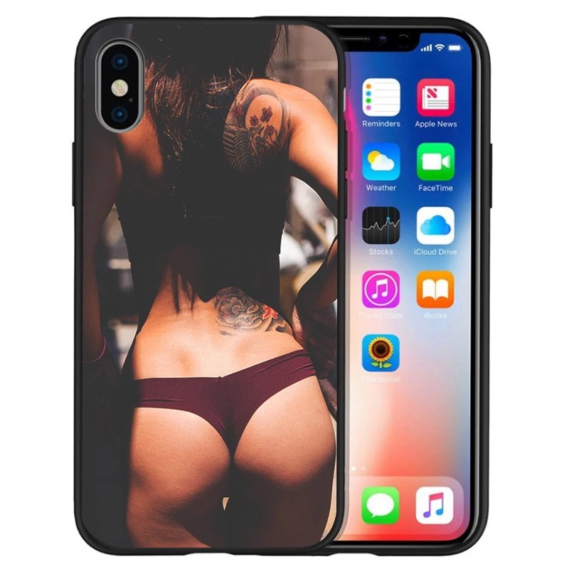 Мягкий чехол для iPhone XS Max XR 6S 5 5S 6 6S 7 8 Plus X сексуальная девушка Etui мягкая задняя крышка из ТПУ - Цвет: 11