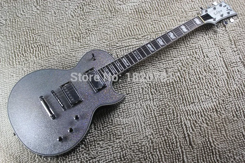 

Free shipping E S Standard Series Truecolor bei serging ECLIPSE silver powder color electric guitar with amplifier circuit 14510