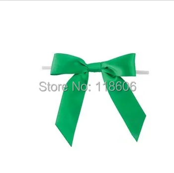 Pre-Tied Satin Twist Tie Bows green.jpg