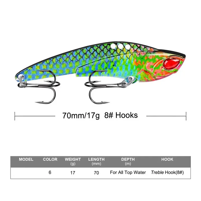 1 قطع المعادن VIB 17 جرام/7 سنتيمتر الصيد إغراء الاهتزاز ملعقة إغراء Crankbait باس الاصطناعي الطعم الثابت الزيز VIB معالجة 1 قطع المعادن VIB 17 جرام/7 سنتيمتر الصيد إغراء الاهتزاز ملعقة إغراء Crankbait باس الاصطناعي الطعم الثابت الزيز VIB معالجة
