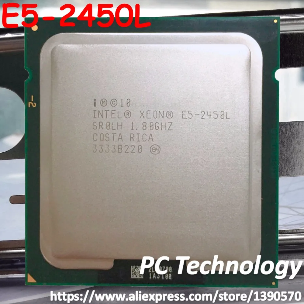 Процессор Intel Xeon E5-2450L 1,80 GHZ 8-ядерный 20 МБ smartcache E5-2450 L LGA1356 70 Вт Процессор E5 2450L