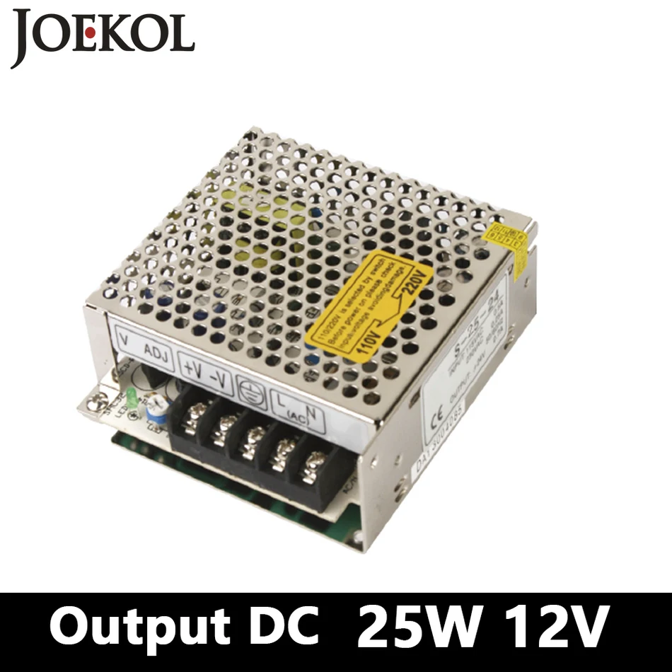

Mini switching power supply 25W 12V 2A Single Output ac dc converter for led driver,AC110V/220V to DC 12V