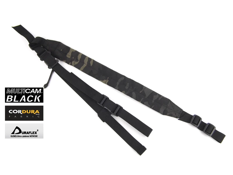 

Tactical Rifle Sling MK2 Padded Gun Sling Hunting Strap 2 Point Sling Multicam Black(SKU051291)