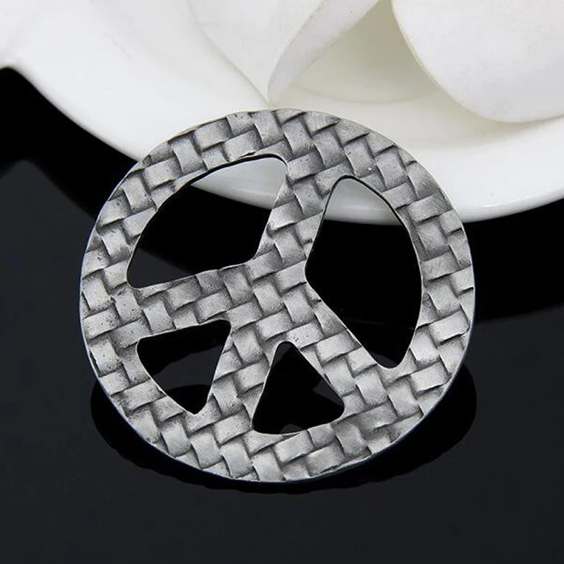 

Peace Symbol Style Brooch Pins Fashion Metal Brooches Men Party Vintage Jewelry Costume Accessories Broche for Women Gift XZ278