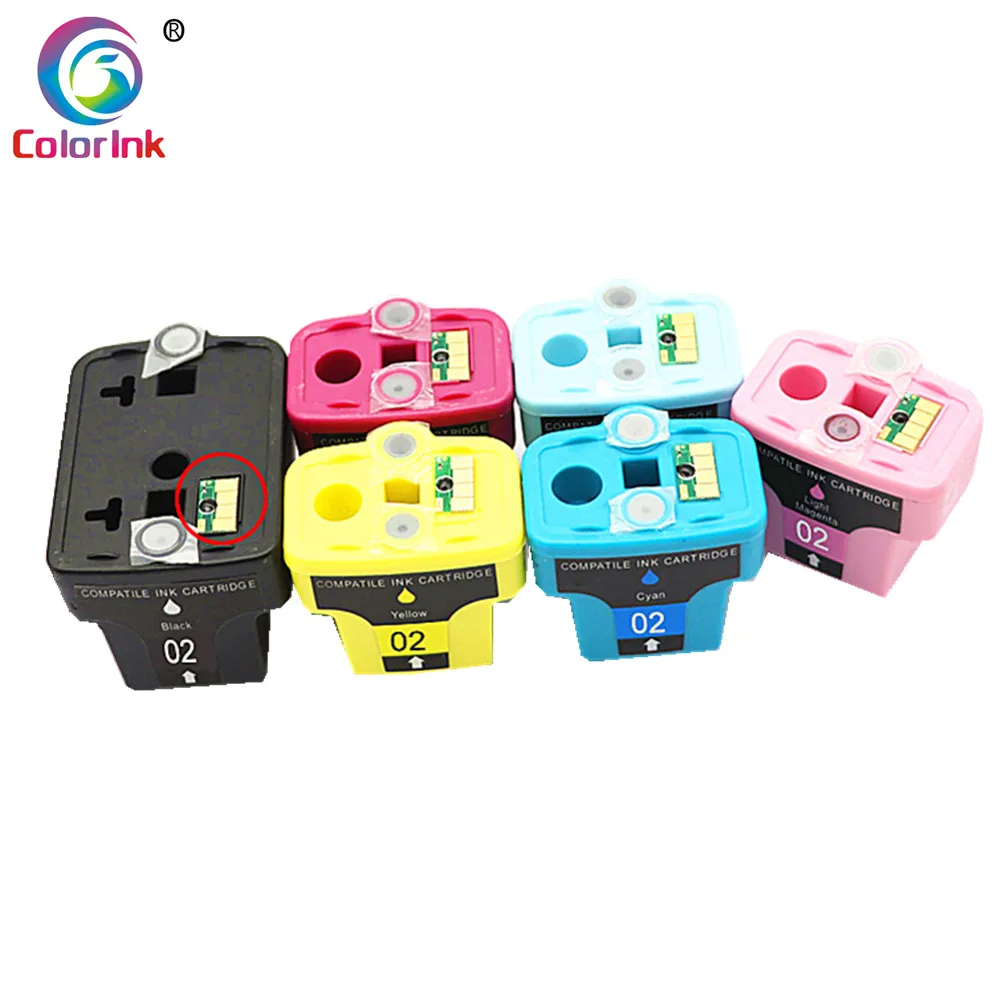 hp replacements 02 ink cartridges