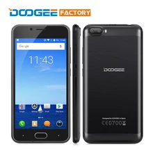 Doogee schießen 2 5,0 zoll hd-bildschirm smartphone mt6580a quad core Handy 2 GB RAM 16 GB ROM Dual-kamera Android 7.0 Mobile telefon