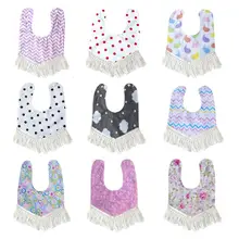 Детский новорожденный для малышей Дети малыш хлопок кисточкой Водонепроницаемый Нагрудник слюнявчик полотенце J710