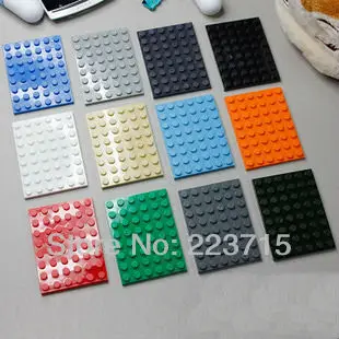 Бесплатная доставка! * пластина 6x8*3036 20 шт. сделай сам развивающие блочные кирпичи