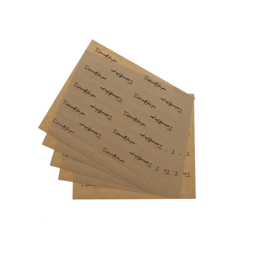 DIY ручной работы хлебобулочные изделия упаковка украшения наклейки "специально для вас" коричневый крафт-бумага уплотнительные наклейки 5