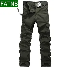 Military Style Cargo Pants Männer Taschen Design Atmungsaktiv und komfortabel 100% Baumwolle Herren Bekleidung Marke Hochwertigen