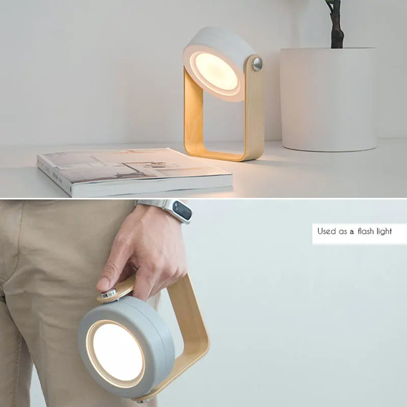 Creative LED Lantern Night Light Portable Extensible Folding Protection ...