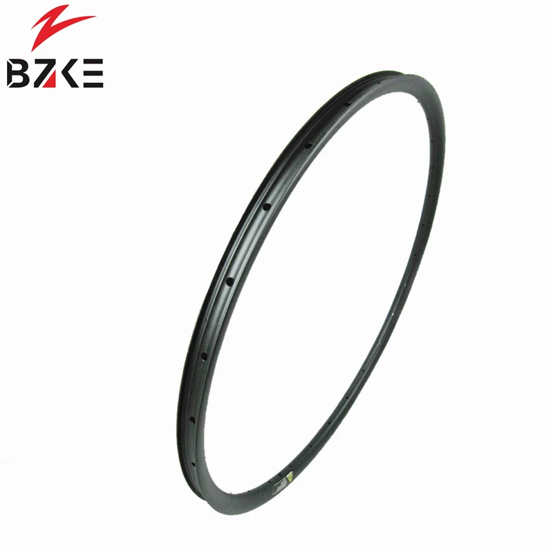 Top BZKE Only 300g 29er carbon mtb bicycle rim asymmetric carbon fiber mountain bike rim 28 32 holes carbon rim 29 super light hoops 3