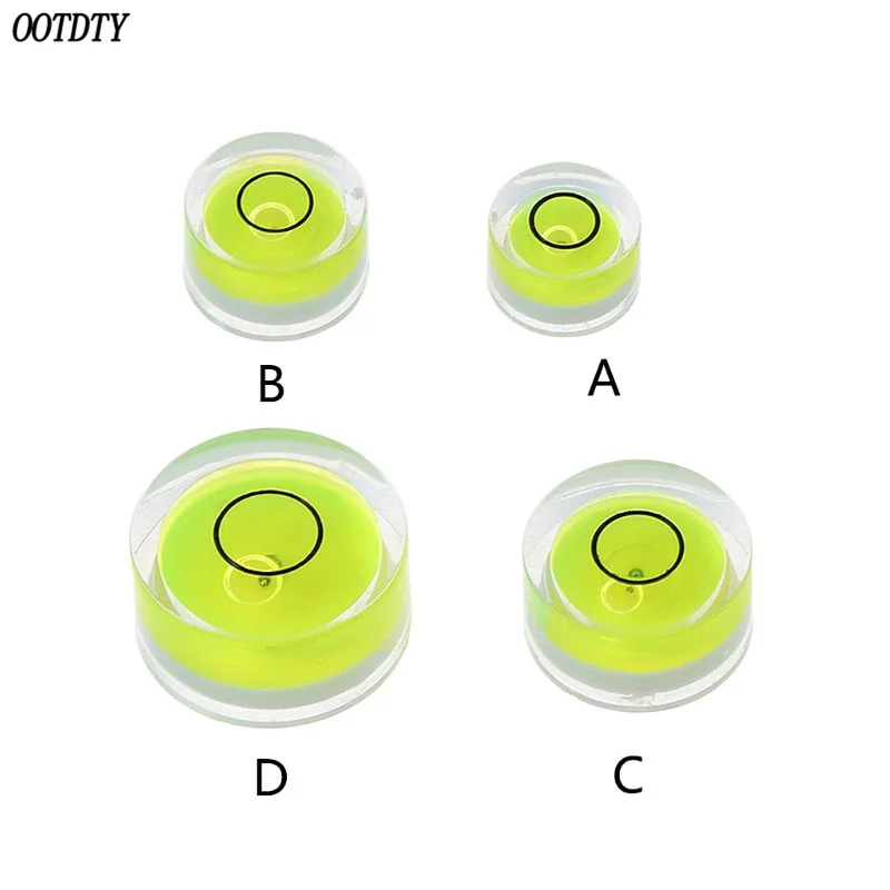 

5pcs Round Bubble Level Mini Spirit Level Bullseye Level Measurement Instrument