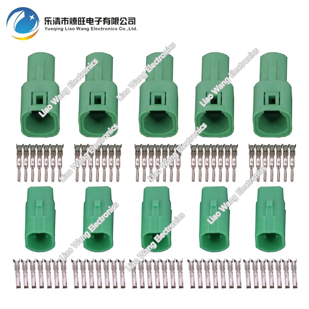 5 Sets 7 Pin Automotive Terminals Wire Connectors Male and Female Connector DJ7071Y 0.4 11/21