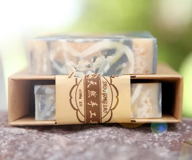

10pcs/Lot soap packaging box with Label vertical kraft paper cold box DIY soap materials