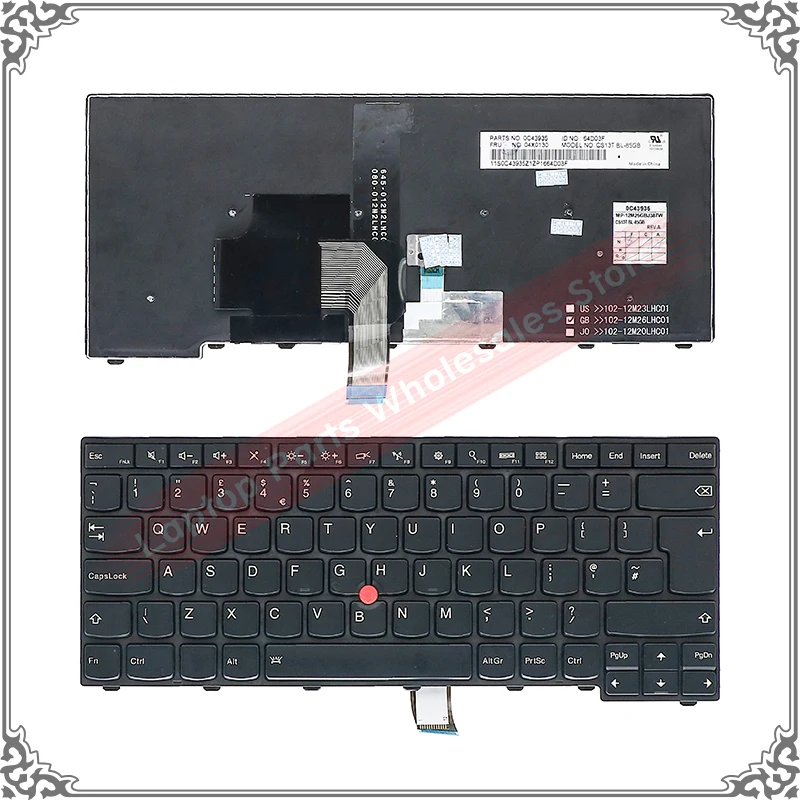 

Original US Laptop keyboard for Lenovo Thinkpad IBM T440 T440S T431S T440P T450 T450S T460 With Backlit Pointing Stick