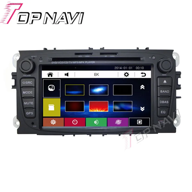 Flash Deal Topnavi Black 7" Car DVD GPS For Ford Focus/Mondeo/S-MAX/Connec Car Radio Multimedia Audio Stereo In Dash,Wince System 19