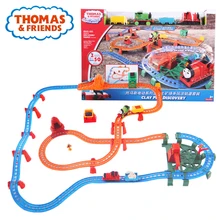 Thomas& Friends Matel серия мини-игрушечный автомобиль Магнитный Электрический поезд трек Brinquedos глиняные ямы Дискавери забавная игрушка Томас для детей