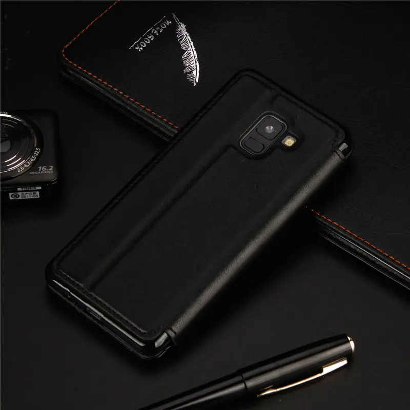 BELIAL Phone Cases for Samsung Galaxy A8 2018 Case Wallet Card Luxury Flip Cover for Samsung A8 2018 Case Leather Bling Diamond (2)