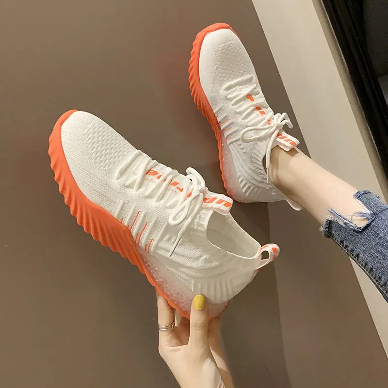 

YOUBROER Sneaker Female New Fund Vogue Travel Is Recreational Breathe Freely Light Run Shoe Coconut Shoes Student Air mesh