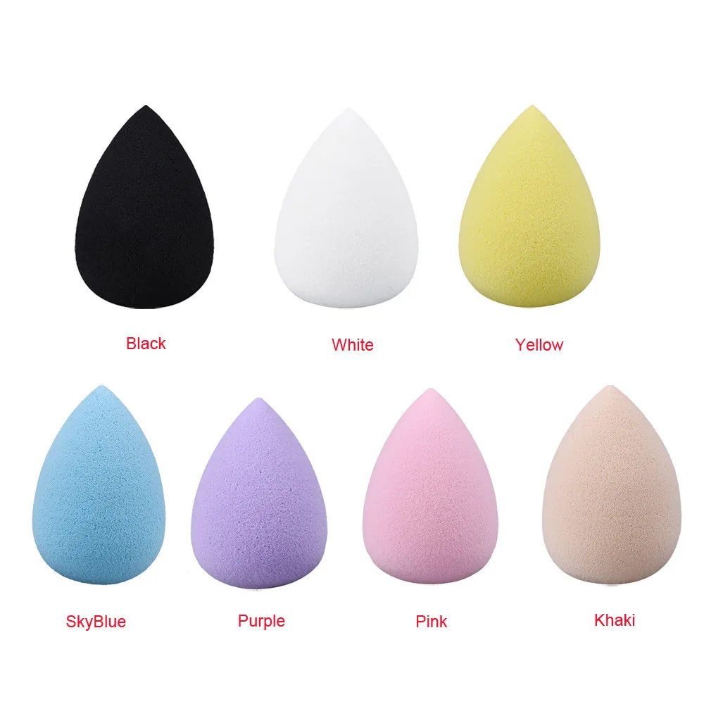 1 шт. капли воды мягкая красота макияж Губка Puff brochas maquillaje Профессиональный pinceaux