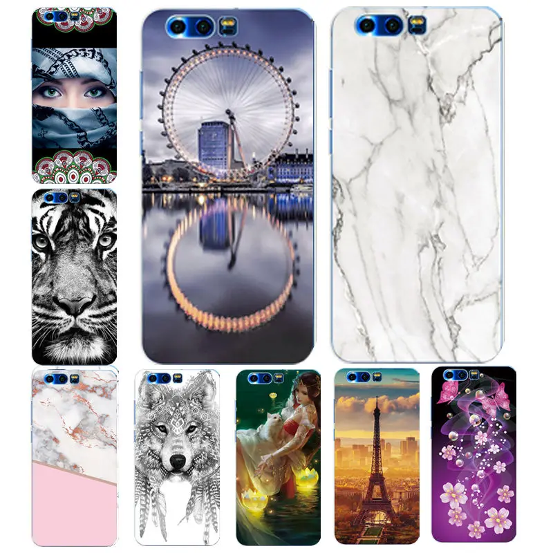 Прозрачный силиконовый чехол Arvin для Huawei Honor 9 мягкий из ТПУ тонкий Чехол премиум