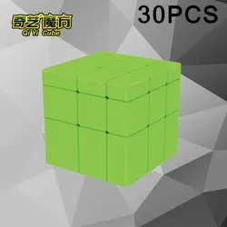 30 шт. зеркальный куб QiYi MoFangGe 57 мм конкурс вызов волшебный куб Professional speed Puzzle Cube игрушки для детей