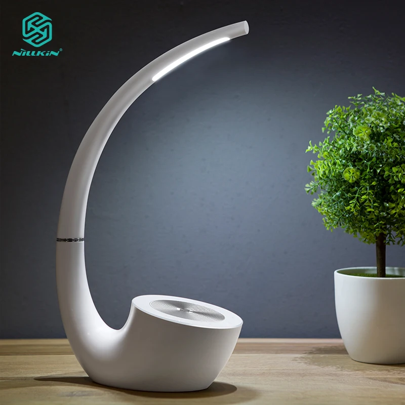 

Nillkin 2in1 Multifunction Music Bluetooth Wireless Speaker with LED Table Lamp Touch on/off Switch Desk Eye Protection Light