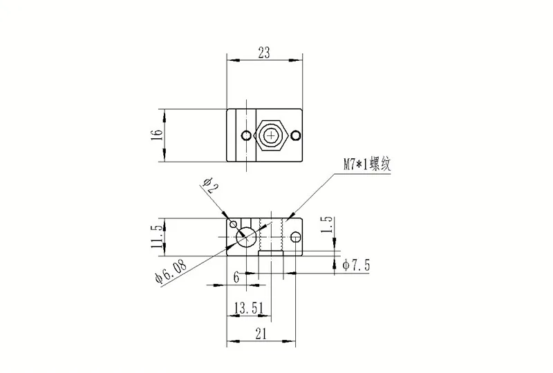 1 قطعة MK10 سخان كتلة M7 الخيوط ل طابعة Wanhao 3D الثرمستور النسخة 1 قطعة MK10 سخان كتلة M7 الخيوط ل طابعة Wanhao 3D الثرمستور النسخة